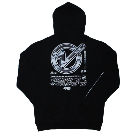 Metallic Logo Hoodie