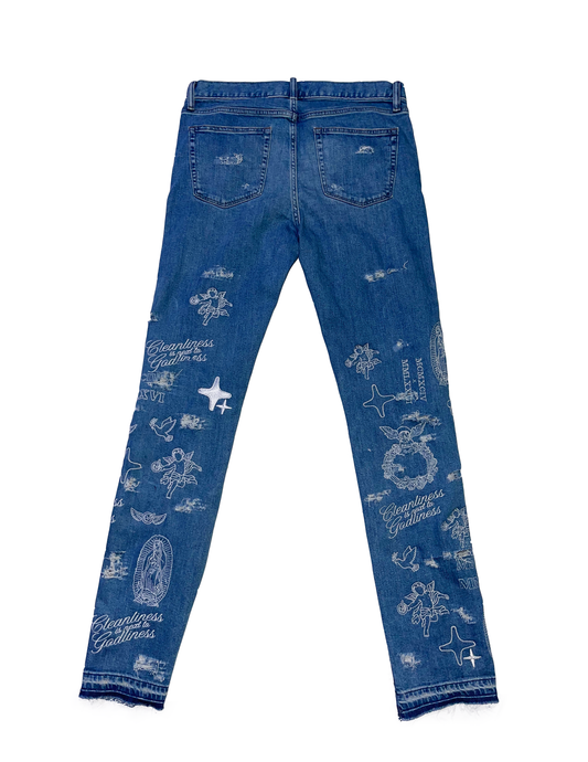 Cleanliness Light Denim Jeans