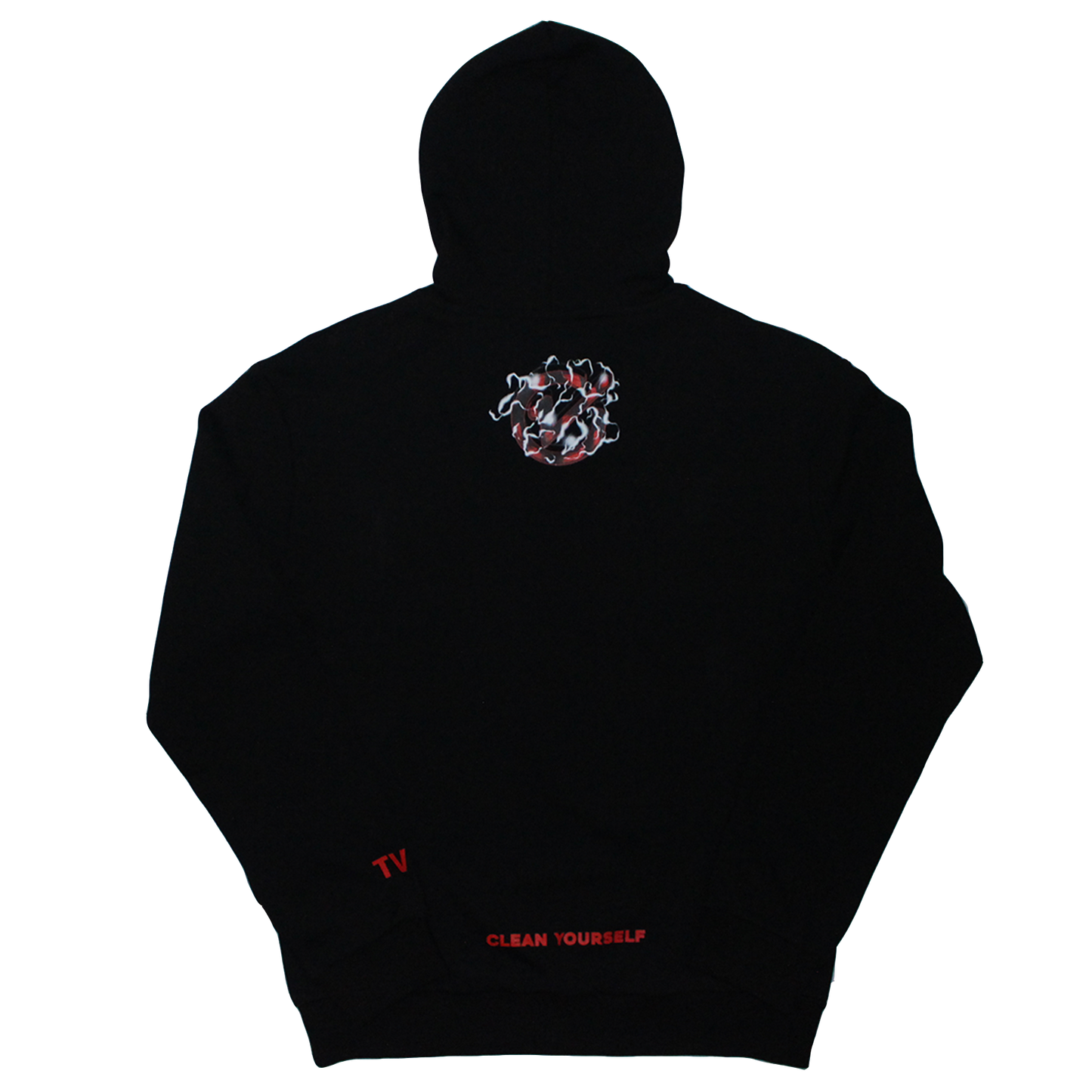 floating logo hoodie