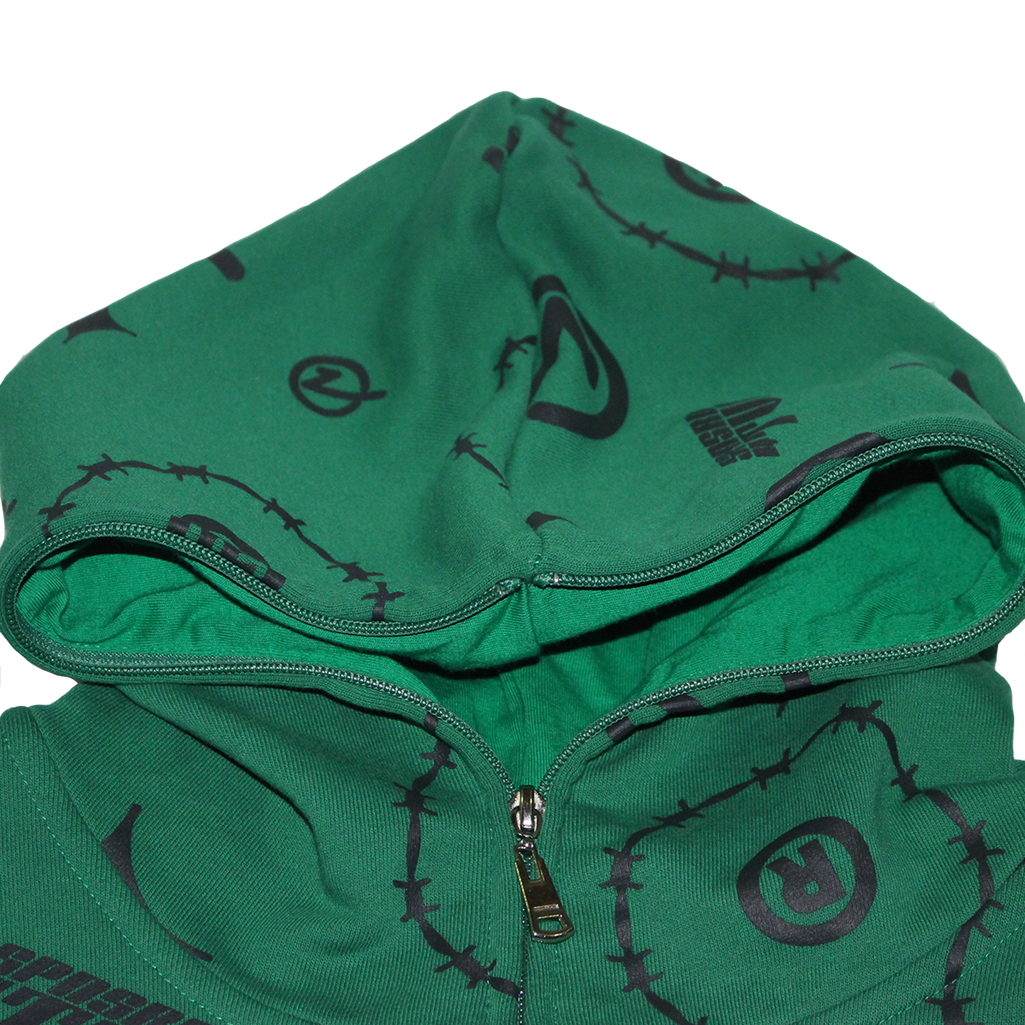 barbwire full zip hoodie