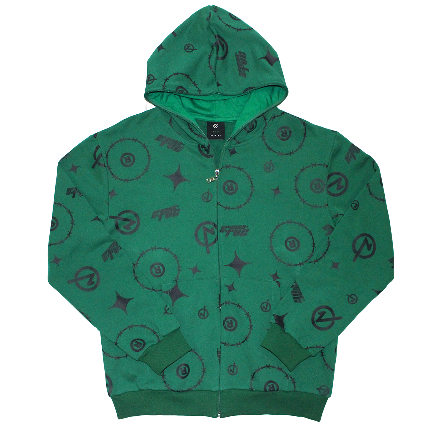barbwire full zip hoodie