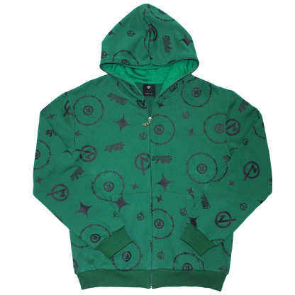 barbwire full zip hoodie