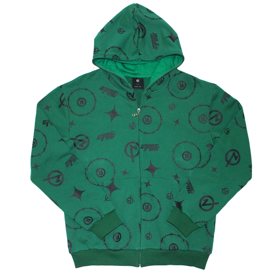 barbwire full zip hoodie