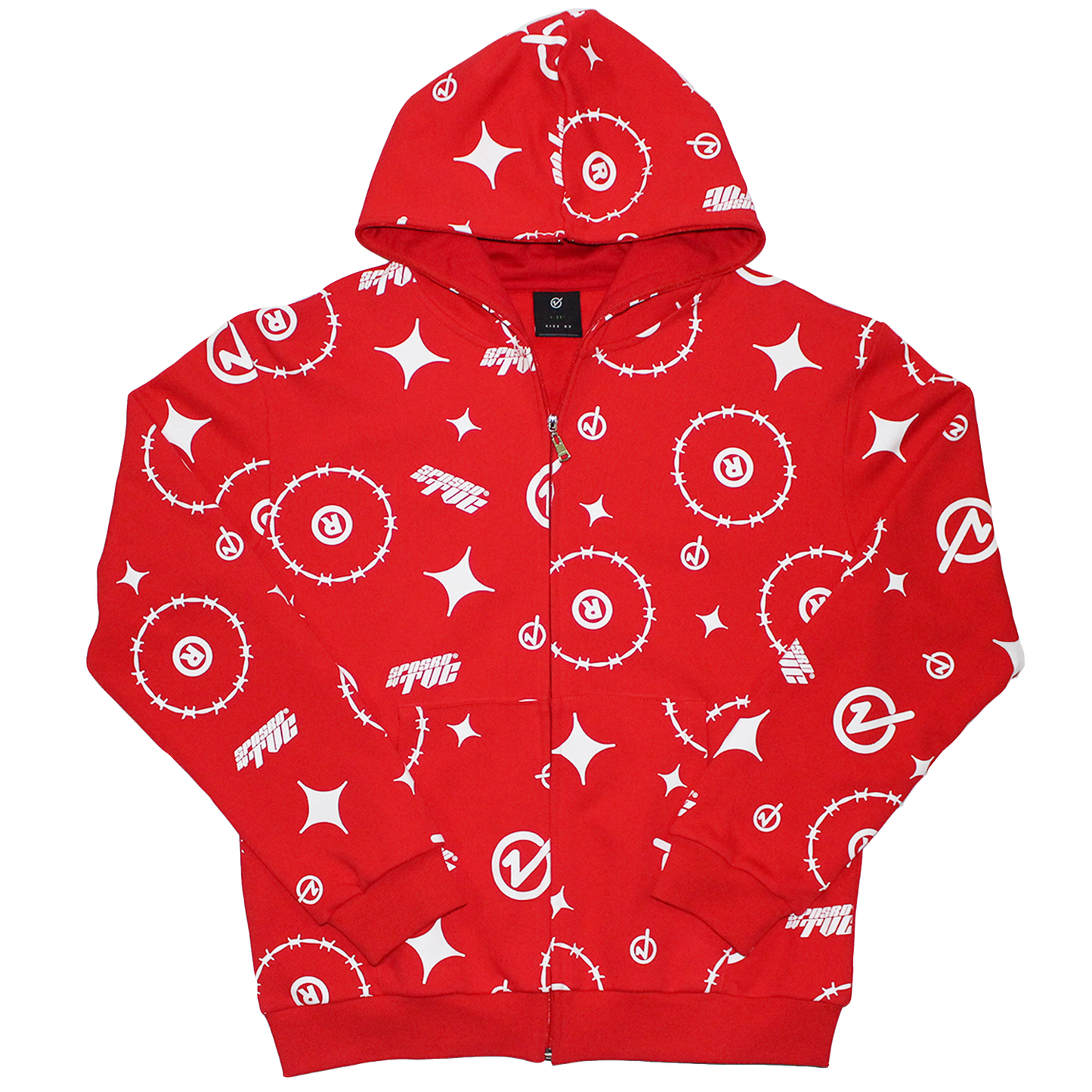 barbwire full zip hoodie