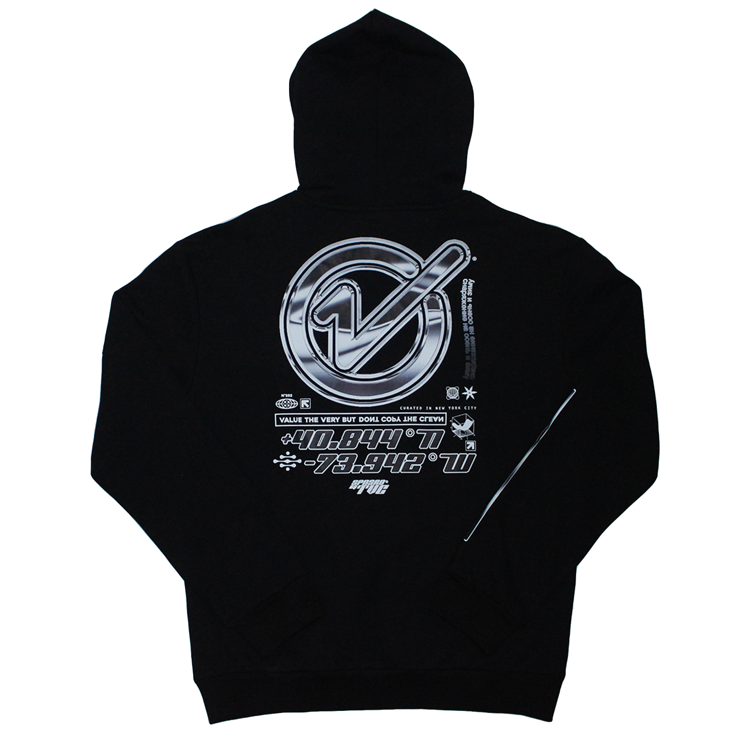 Metallic Logo Hoodie