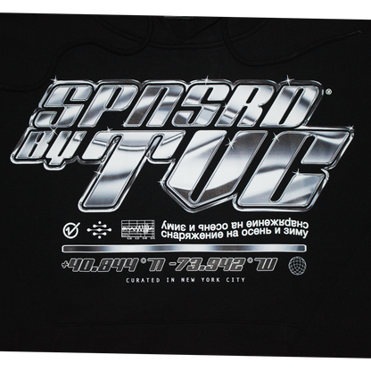 Metallic Logo Hoodie