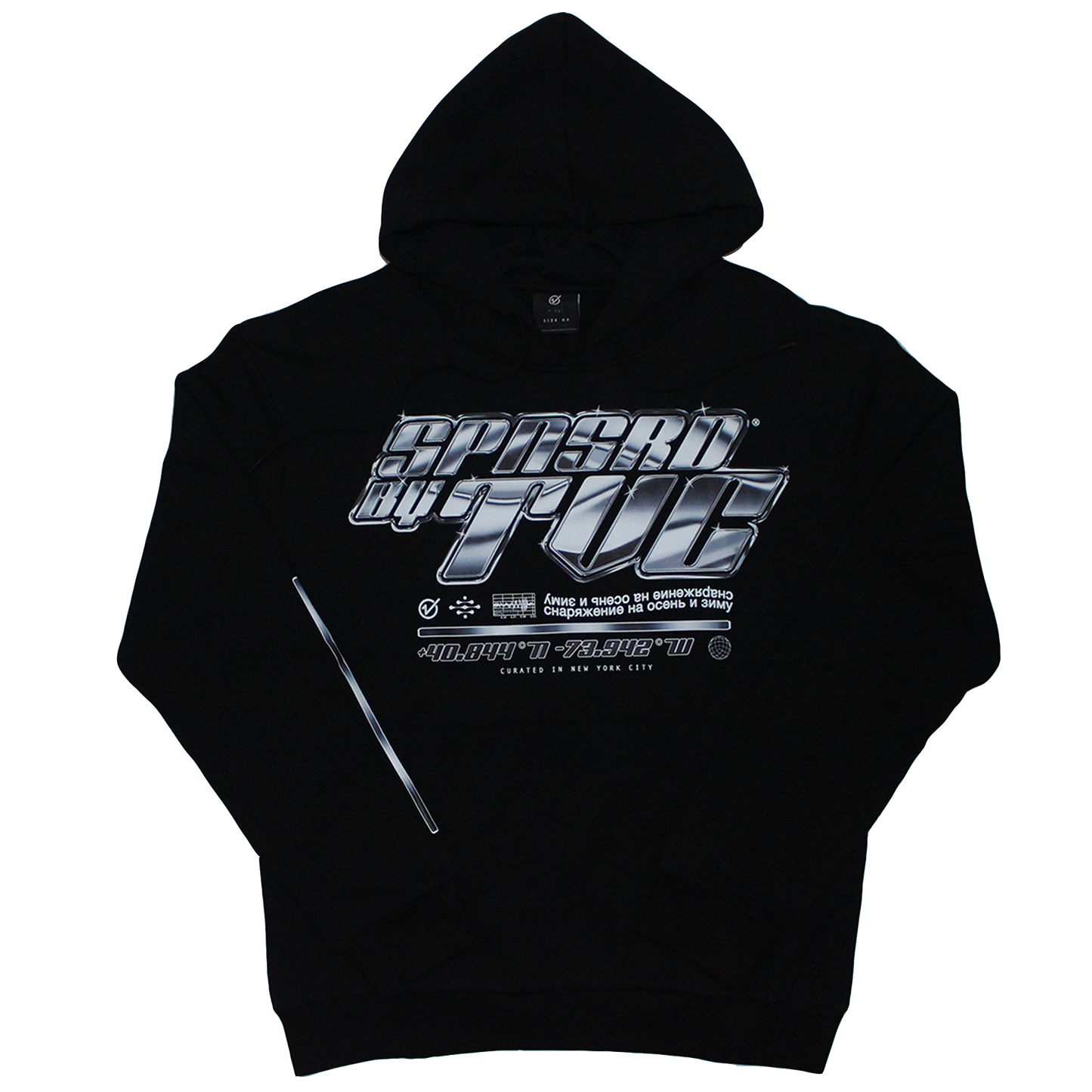 Metallic Logo Hoodie