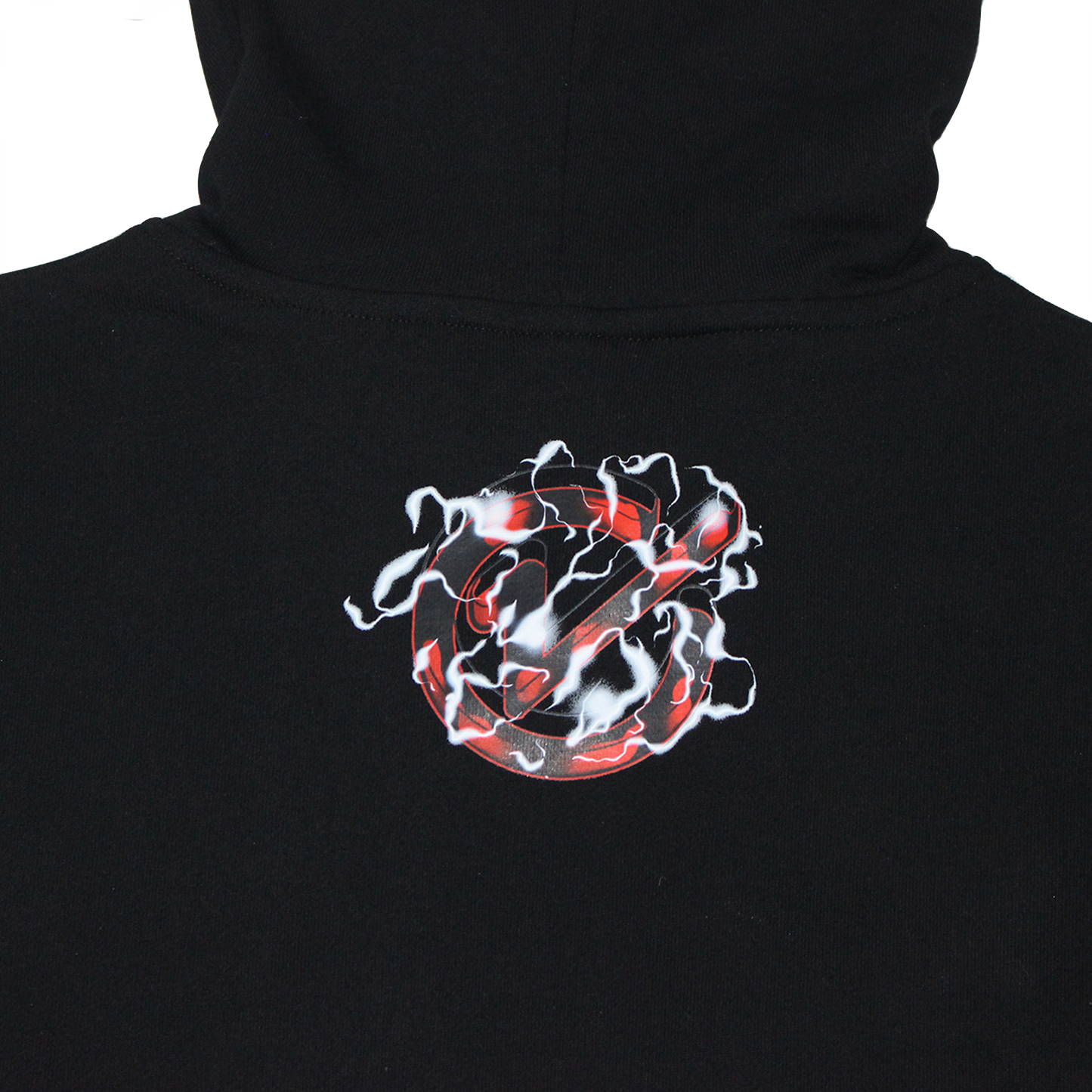 floating logo hoodie