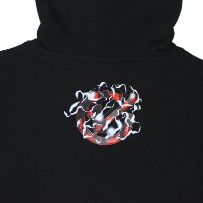 floating logo hoodie