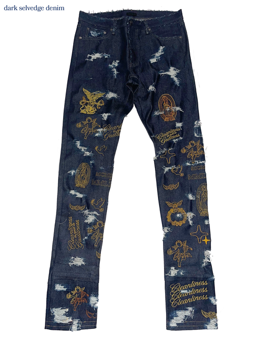 Cleanliness Dark Selvedge Jeans